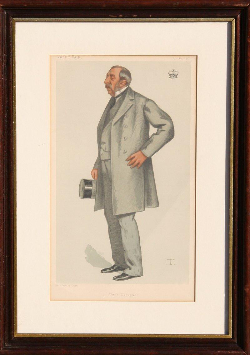 The Marquis of Ailesbury from Vanity Fair - Three Dowagers - Statesmen, No. 342 Lithograph | Leslie Matthew Ward (Spy),{{product.type}}
