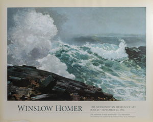 The Metropolitan Museum of Art - Breaking Waves Poster | Winslow Homer,{{product.type}}