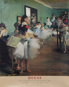 The Metropolitan Museum of Art Exhibition (Dance Class) Poster | Edgar Degas,{{product.type}}