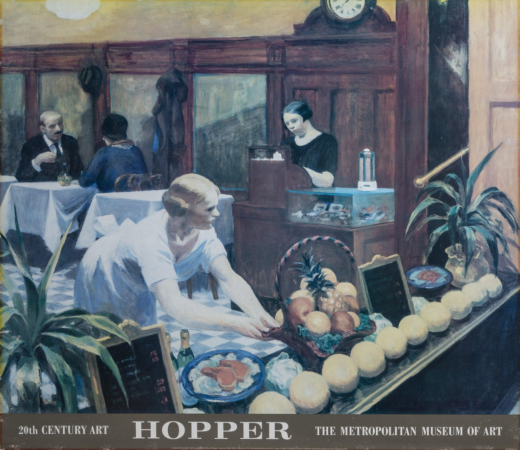The Metropolitan Museum of Art - Tables for Ladies Poster | Edward Hopper,{{product.type}}