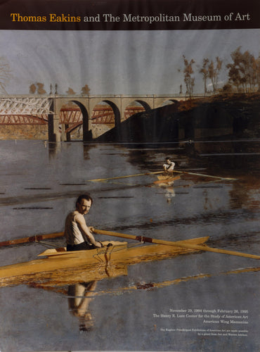 The Metropolitan Museum of Art - The Champion Single Sculls Poster | Thomas Eakins,{{product.type}}