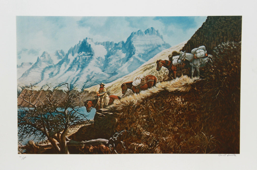 The Mountain Man of Salmon River Lithograph | Cecil Smith,{{product.type}}