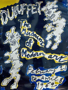 The Museum of Modern Art Poster | Jean Dubuffet,{{product.type}}