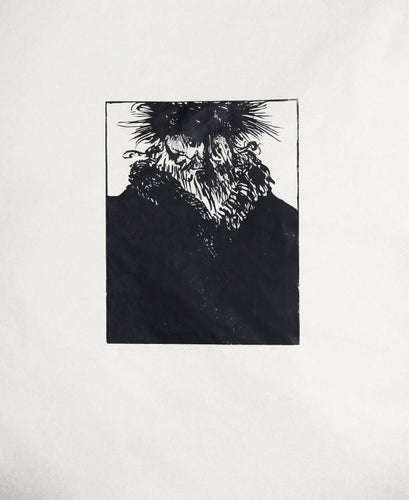 The Mysterious Robbe of Northampton, Mass. Woodcut | Leonard Baskin,{{product.type}}