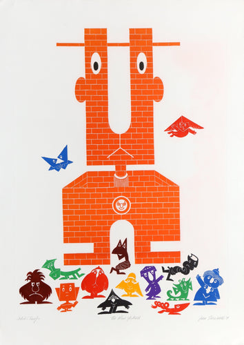 The New Yorkers Etching | Jean Sariano,{{product.type}}