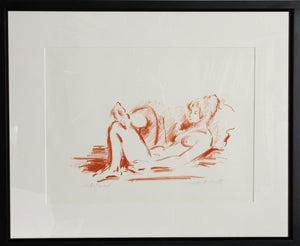 The Nude IV Lithograph | Jan De Ruth,{{product.type}}