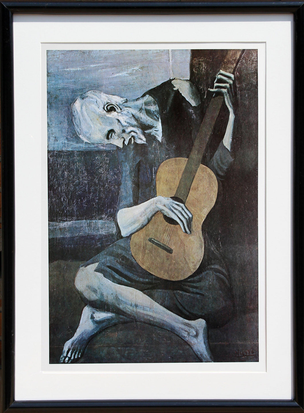 The Old Guitarist Poster | Pablo Picasso,{{product.type}}