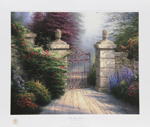 The Open Gate Lithograph | Thomas Kinkade,{{product.type}}