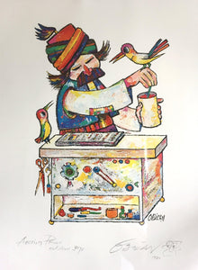 The Painter Lithograph | Jovan Obican,{{product.type}}