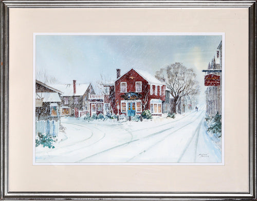 The Pewter Shop Watercolor | Andrew Menna,{{product.type}}