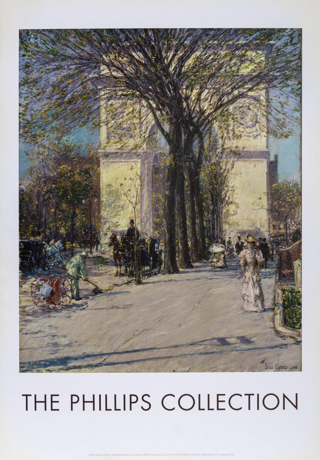 The Phillips Collection - Washington Square Arch Poster | Frederick Childe Hassam,{{product.type}}