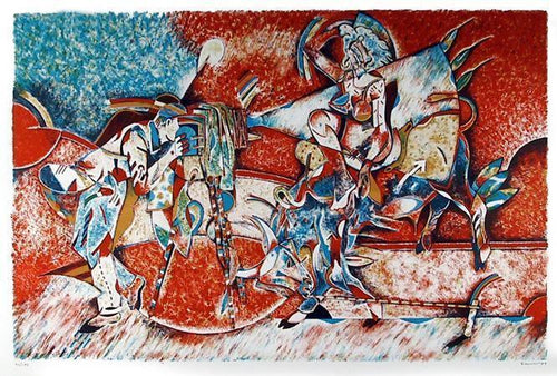 The Photographer Lithograph | Saúl Kaminer,{{product.type}}