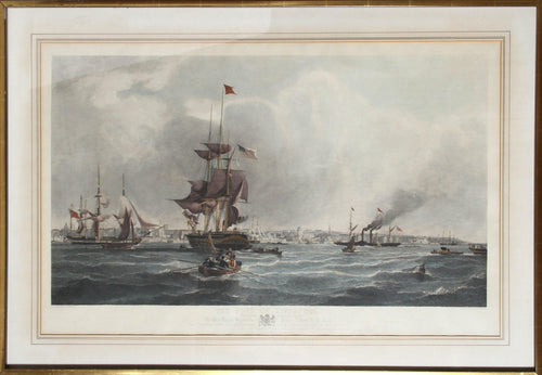 The Port of Liverpool Etching | George Chambers,{{product.type}}