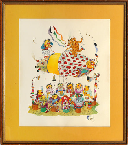 The Rascals Watercolor | Igor Tulipanov,{{product.type}}