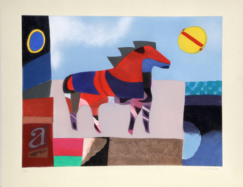The Red Horse Etching | Max Papart,{{product.type}}
