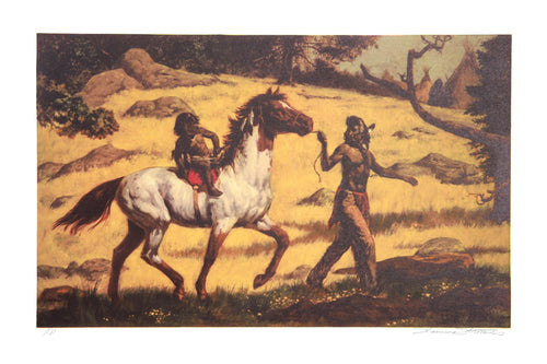 The Riding Lesson Lithograph | Shannon Stirnweis,{{product.type}}