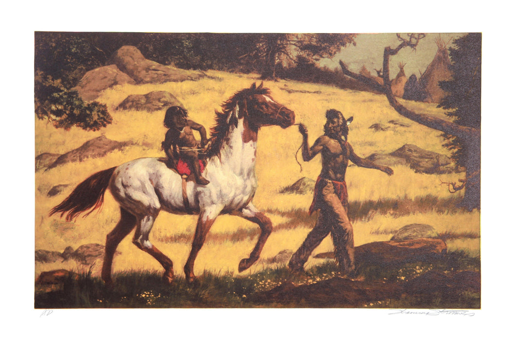 The Riding Lesson Lithograph | Shannon Stirnweis,{{product.type}}