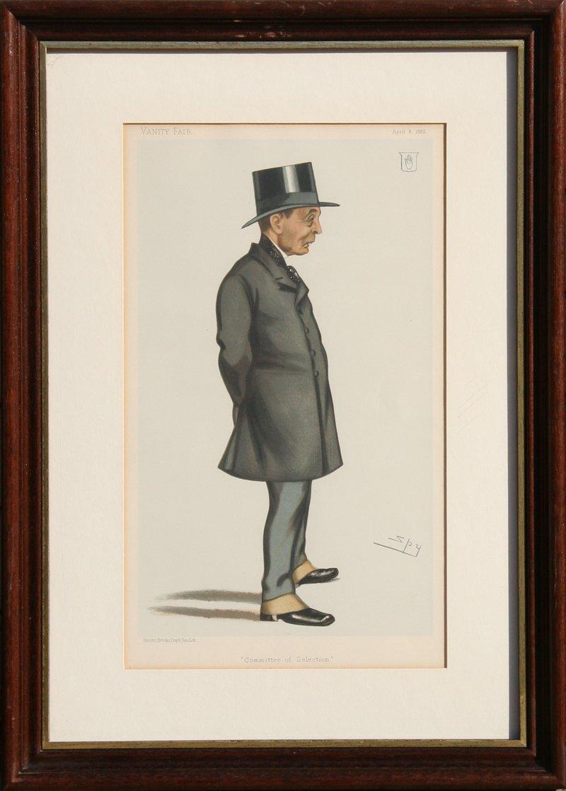 The Right Honourable Sir. John Robert Mowbray, M.P. Lithograph | Leslie Matthew Ward (Spy),{{product.type}}