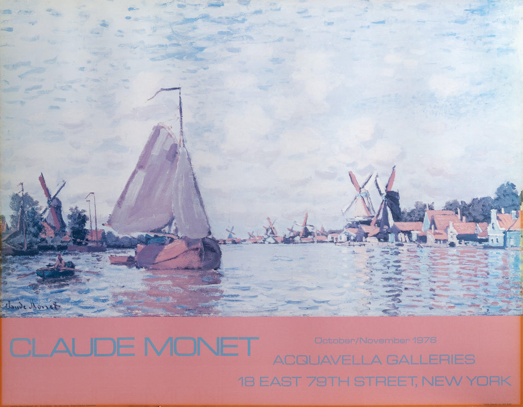 The River Zaan at Zaandam Poster | Claude Monet,{{product.type}}