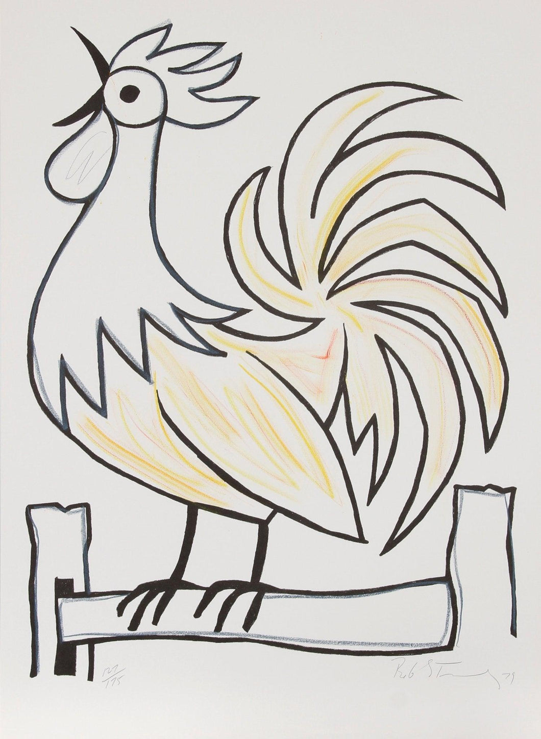 The Rooster 2 Screenprint | Bob Stanley,{{product.type}}