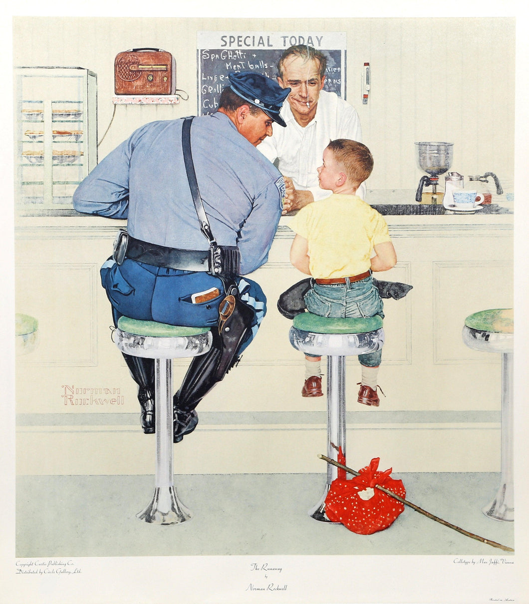 The Runaway Poster | Norman Rockwell,{{product.type}}