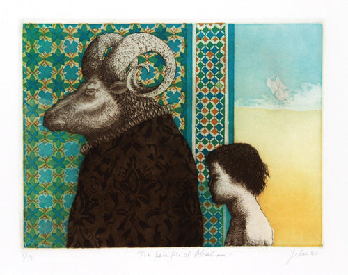 The Sacrifice of Abraham I Etching | Nicolette Jelen,{{product.type}}
