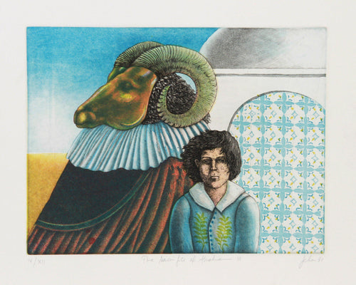 The Sacrifice of Abraham III Etching | Nicolette Jelen,{{product.type}}