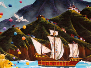 The Sailing Ship Oil | Gonzalo Endara Crow,{{product.type}}
