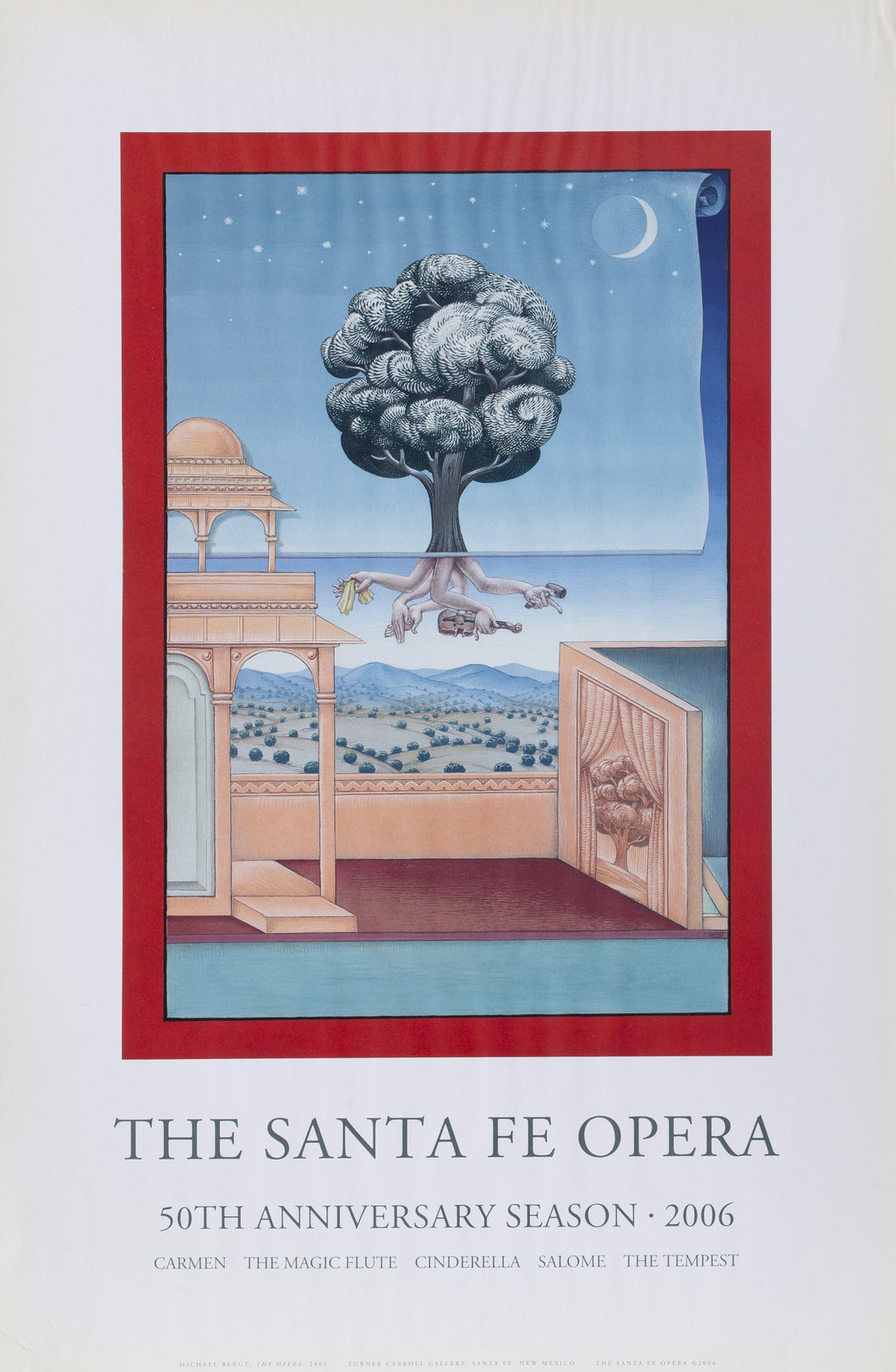 The Santa Fe Opera Poster | Michael Bergt,{{product.type}}