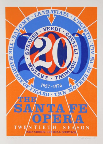 The Santa Fe Opera Screenprint | Robert Indiana,{{product.type}}