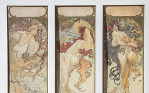 The Seasons lithograph | Alphonse Mucha,{{product.type}}
