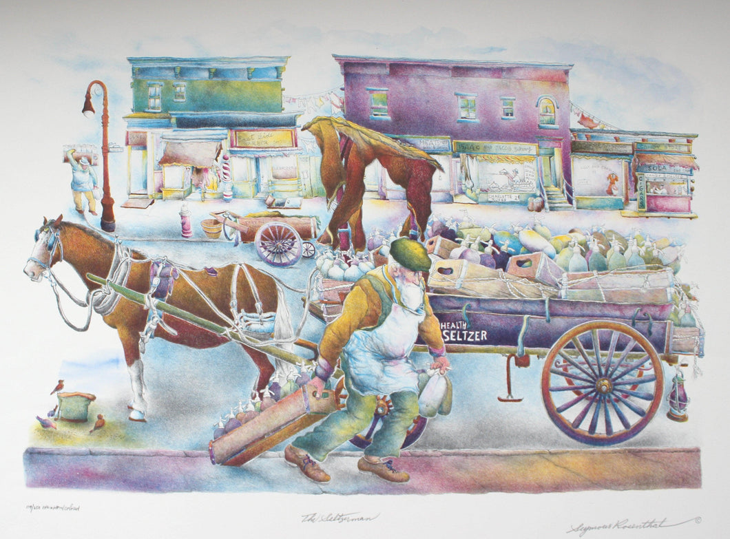 The Seltzer Man Lithograph | Seymour Rosenthal,{{product.type}}