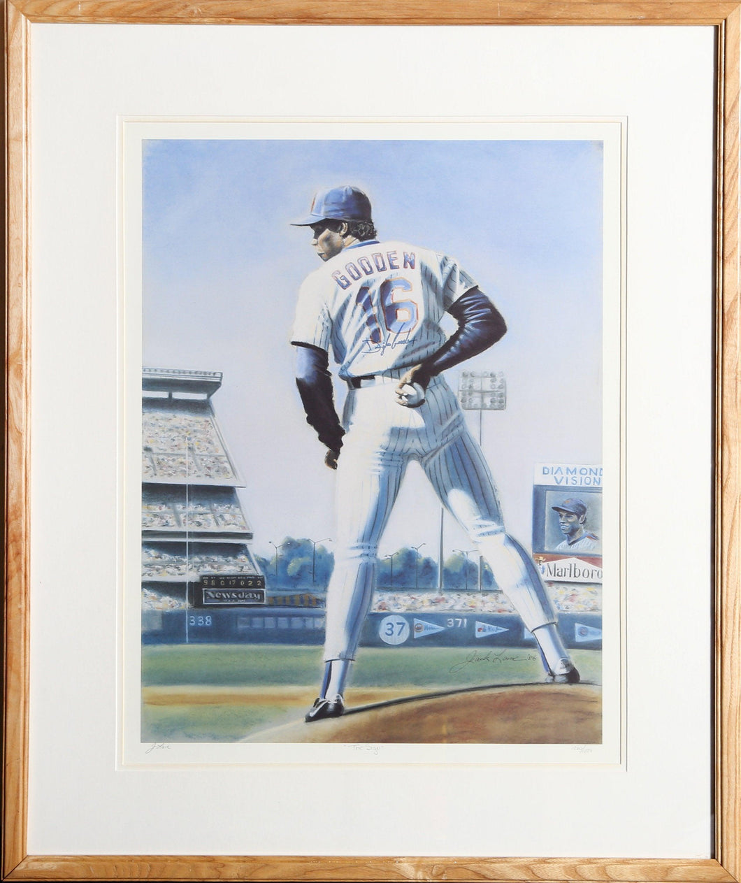 The Sign (New York Mets Dwight Gooden) Lithograph | Jack Lane,{{product.type}}