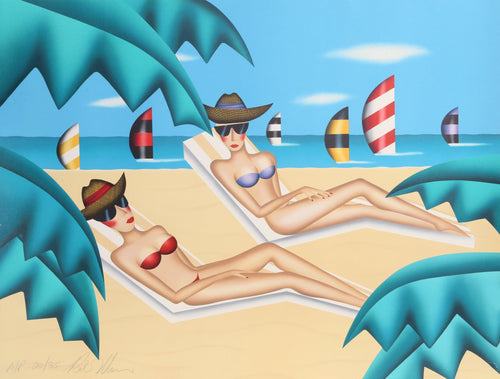 The Sunbathers Screenprint | Robin Morris,{{product.type}}