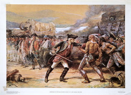 The Surrender of Fort William Henry Poster | Jean Leon Gerome Ferris,{{product.type}}