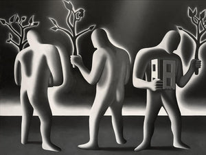 The Symbolic, The Imaginary, and the Real  | Mark Kostabi,{{product.type}}