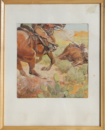 The Tonto Kid Gouache | Nick Eggenhofer,{{product.type}}