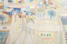 The Town lithograph | Heshi Yu,{{product.type}}