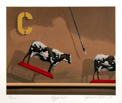 The Toymaker: Toy Cow Screenprint | James Carter,{{product.type}}