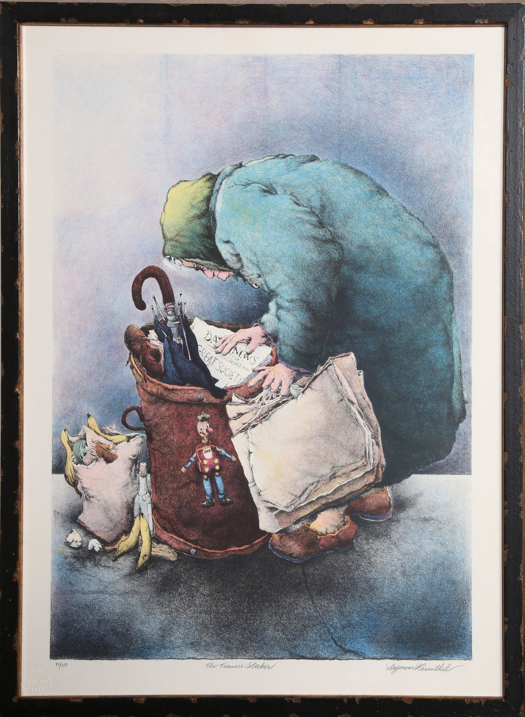 The Treasure Seeker Lithograph | Seymour Rosenthal,{{product.type}}