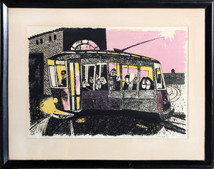 The Trolley Lithograph | Gregorio Prestopino,{{product.type}}
