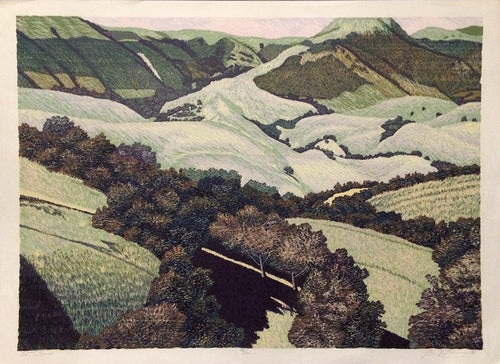 The Tulares Woodcut | Gordon Mortensen,{{product.type}}