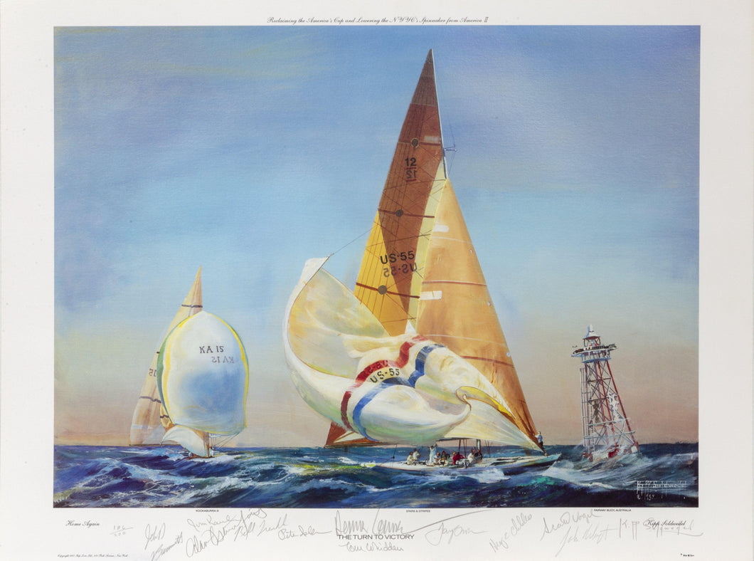 The Turn to Victory Lithograph | Kipp Soldwedel,{{product.type}}