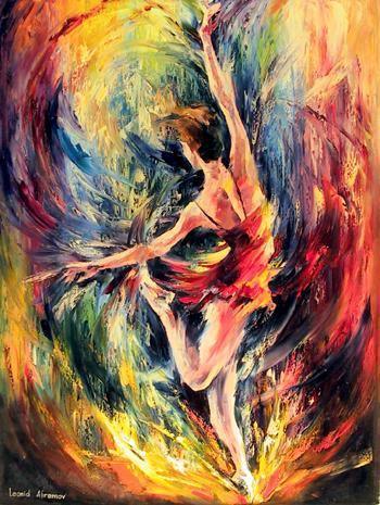The Twirl Oil | Leonid Afremov,{{product.type}}