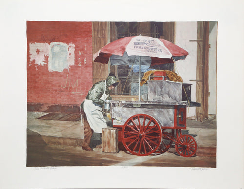 The Umbrella Room Lithograph | Rodell C. Johnson,{{product.type}}