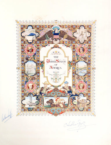 The United States of America Poster | Arthur Szyk,{{product.type}}
