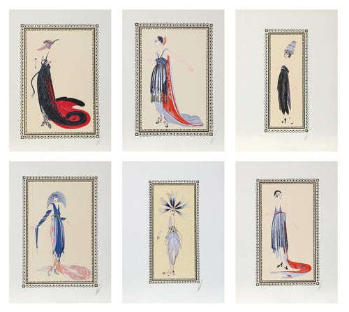 The Vamps Lithograph | Erté,{{product.type}}