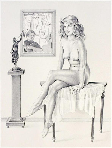 The Voyeur Lithograph | Mel Ramos,{{product.type}}