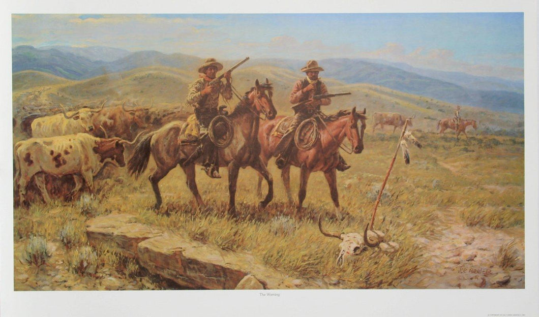 The Warning Lithograph | Joe Beeler,{{product.type}}