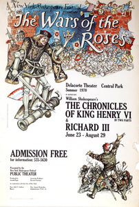 The Wars of the Roses Poster | C. Walter Hodges,{{product.type}}